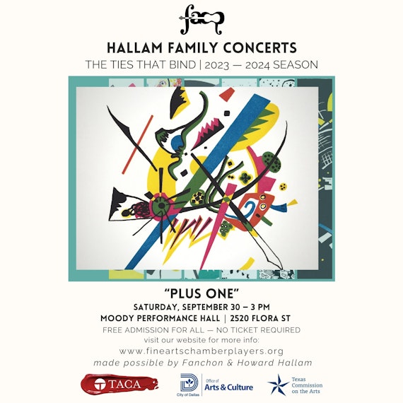 Hallam Family Concert Series – “Plus One”